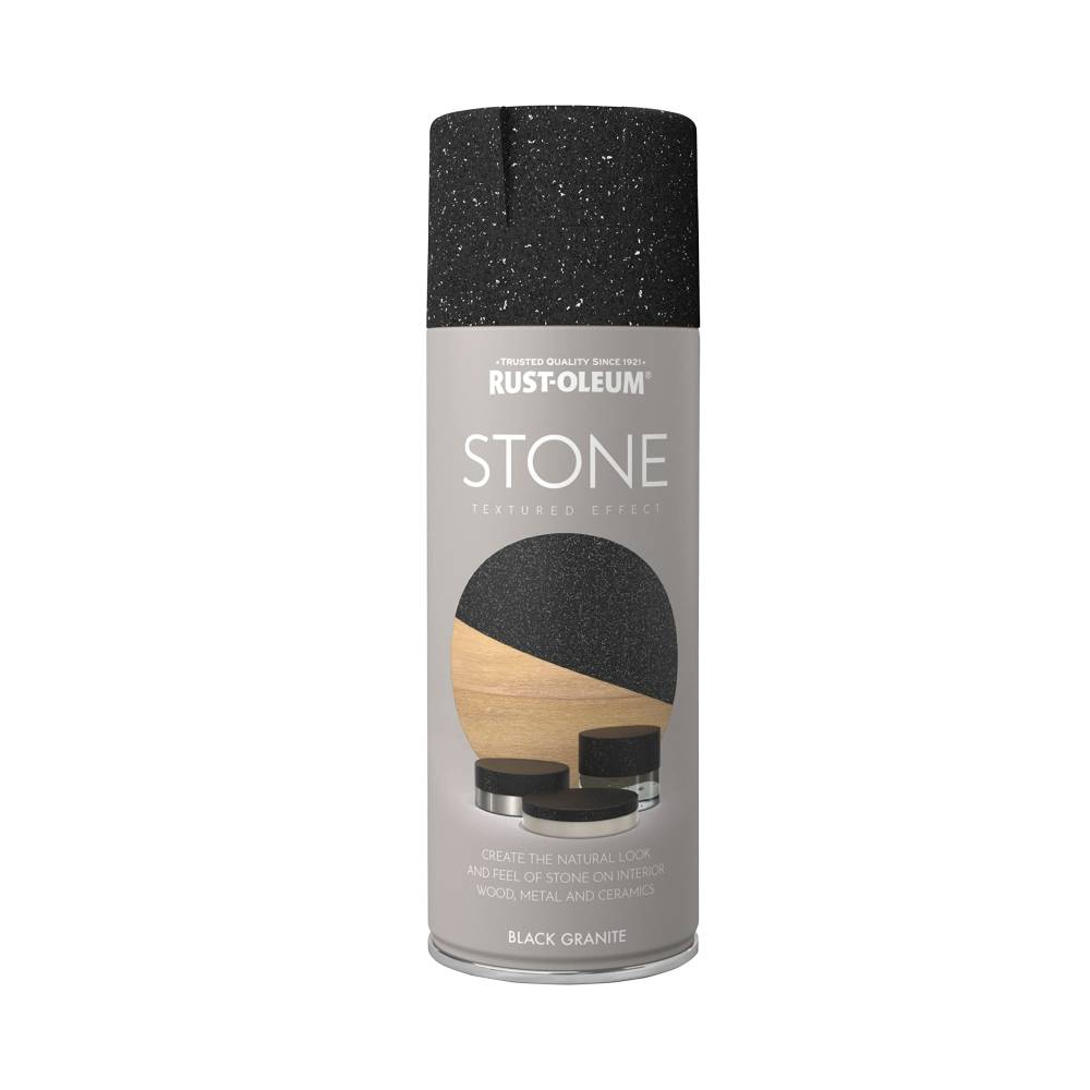 STONE EFFECT BLACK GRANITE 400ML RUSTOLEUM